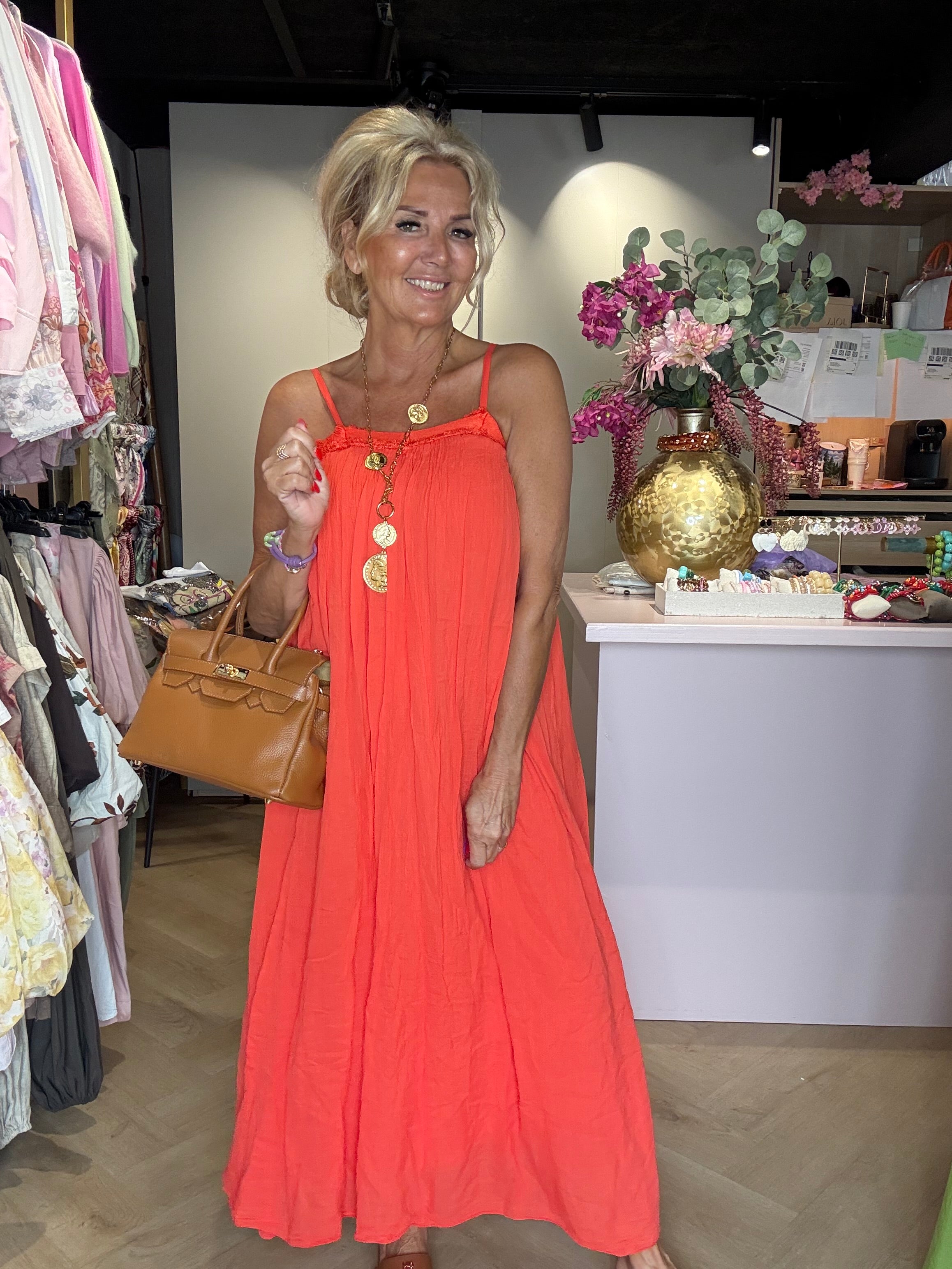 Kleid Mykonos Koralle